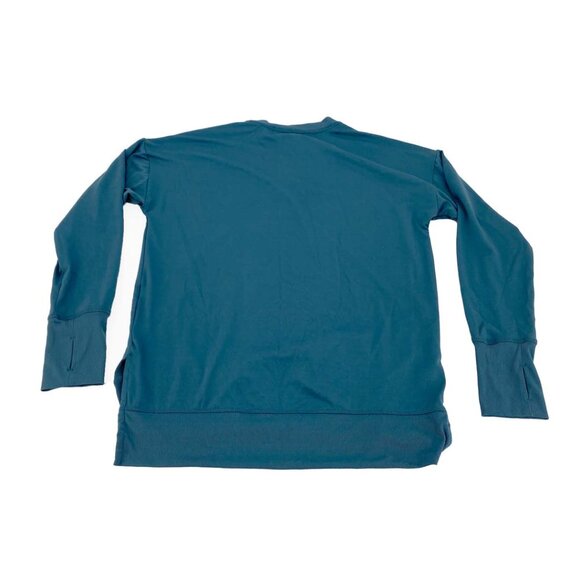 Bench Women's Long Sleeve Pullover Shirt | Blue | Size Medium **NEW - Picture 2 of 5